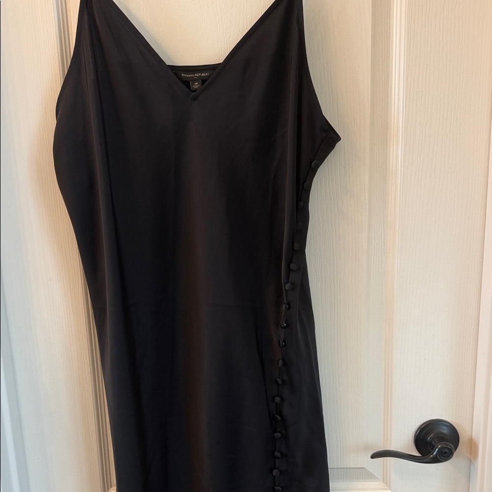 Banana Republic Black V-Neck Dress